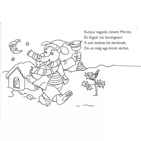 Kifestőfüzet ovisoknak - Morzsi karácsonya