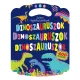 Színes foglalkoztatófüzet dinoszauruszokkal