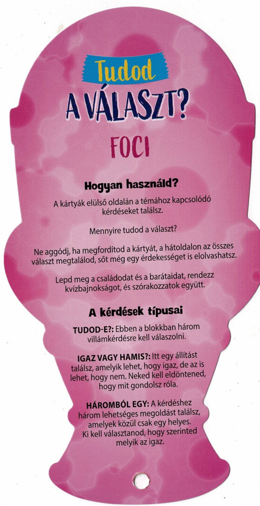 Tudod a választ? Tudod a választ? - Foci, alternatív kép 1