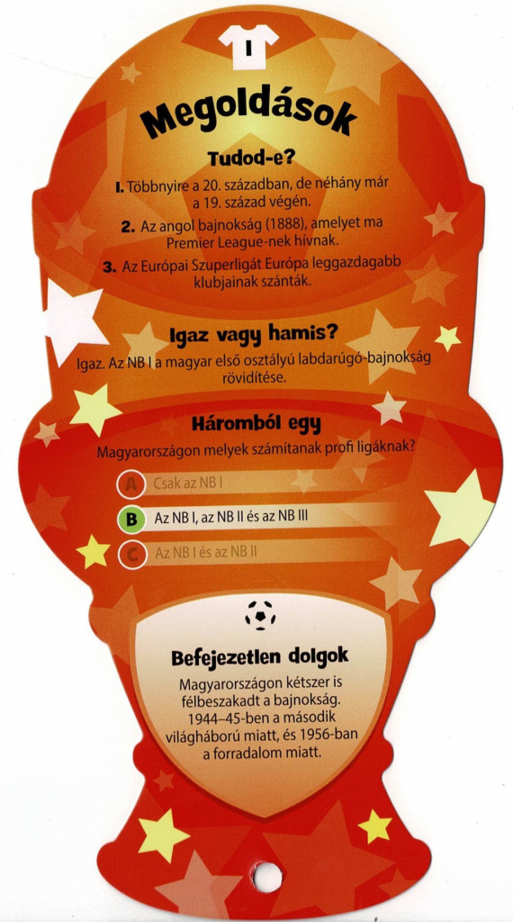 Tudod a választ? Tudod a választ? - Foci, alternatív kép 3