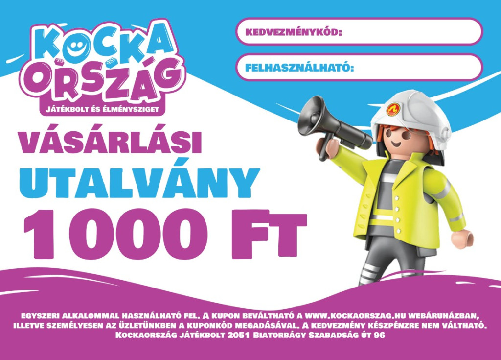 Ajándékkártya 1000 Ft – fő nézet