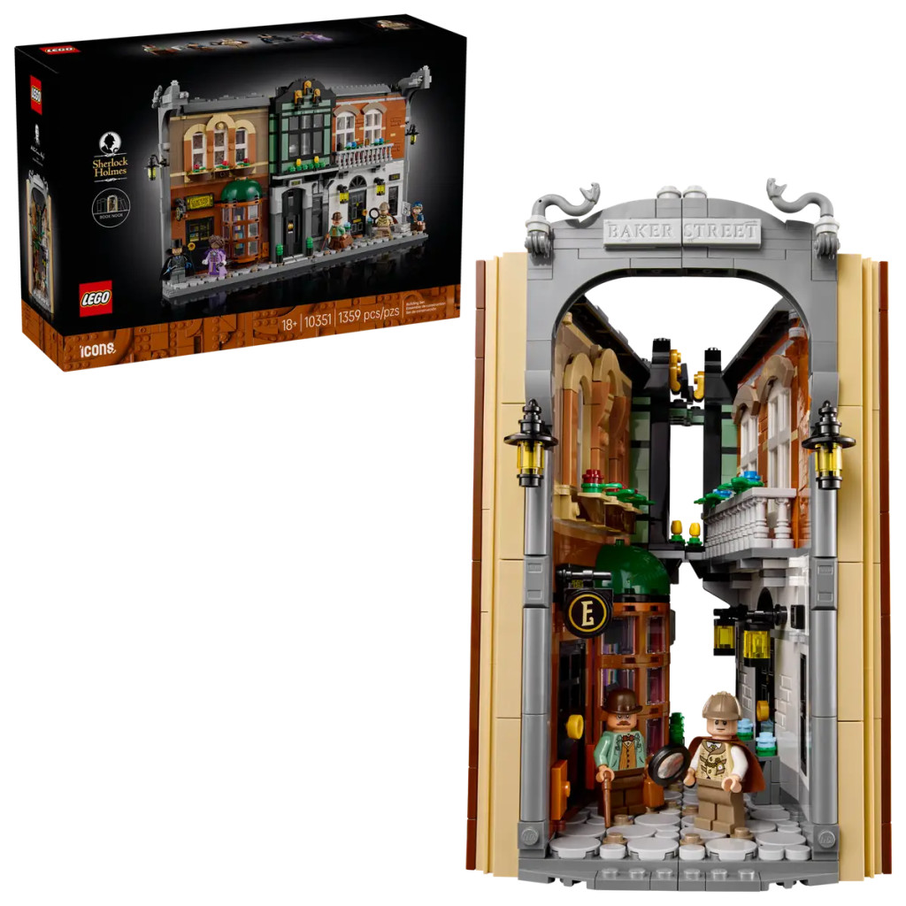 LEGO Icons - 10351 Könyvkuckó: Sherlock Holmes – fő nézet