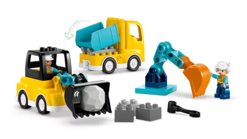 LEGO® DUPLO - 10475 - 3 az 1-ben építési munkagépek