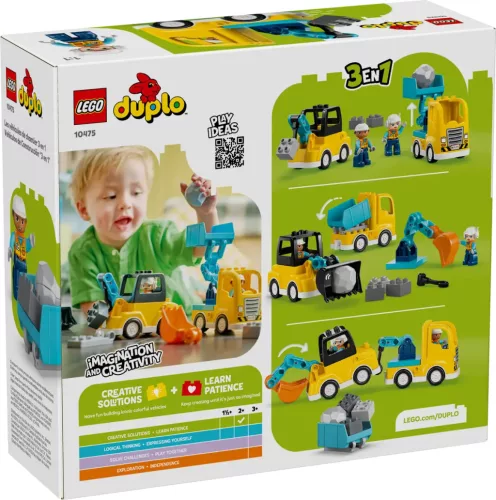 LEGO® DUPLO - 10475 - 3 az 1-ben építési munkagépek