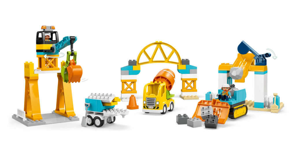 LEGO® DUPLO® - 10476 - Városi kalandok 3 az 1-ben építési terület és munkagépek – alternatív kép 2