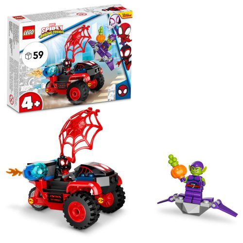 LEGO® - 10781 - Spidey Miles Morales: Pókember Techno Trike háromkerekűje   