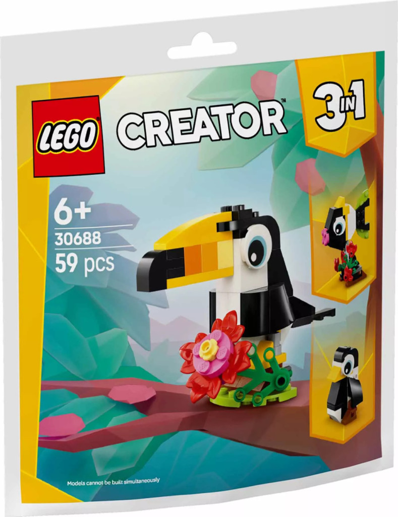 LEGO 30688 Creator Trópusi tukán – fő nézet