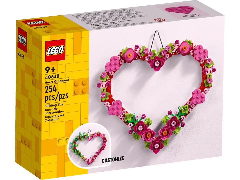 LEGO 40638 Creator Szívalakú dísz – fő nézet