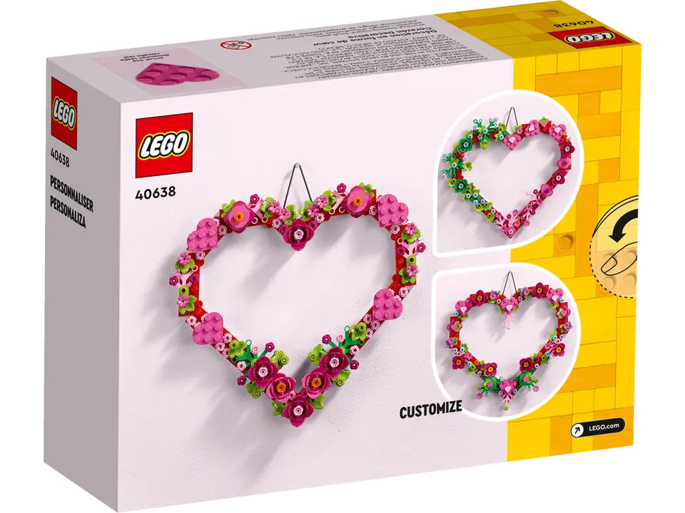LEGO 40638 Creator Szívalakú dísz – alternatív kép 2