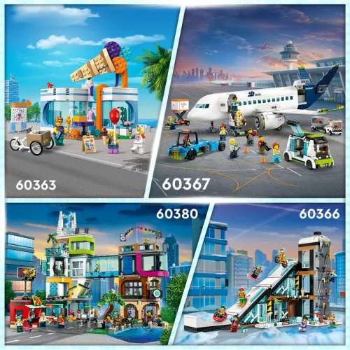 LEGO 60367 City Utasszállító repülőgép