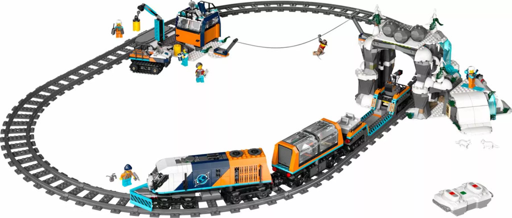 LEGO 60470 City Felfedezők sarkvidéki expresszvonata – alternatív kép 1