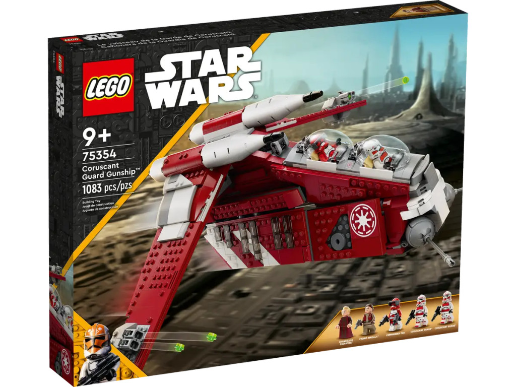 LEGO® Star Wars™ Coruscant őrző hadihajó – fő nézet