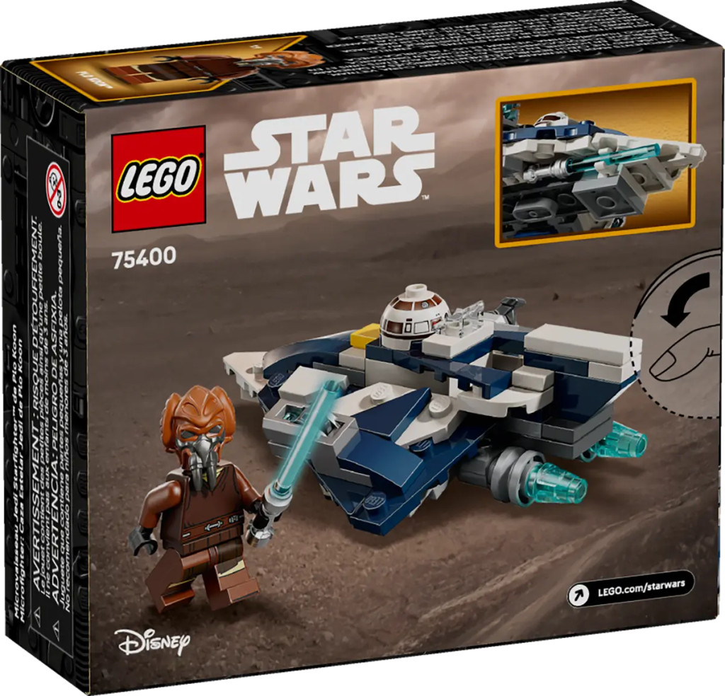 LEGO 75400 Star Wars Plo Koon Jedi csillagvadásza – Microfighter – alternatív kép 9