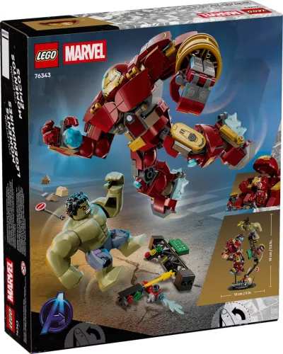 LEGO® Marvel - 76343 - Hulkbuster és Hulk óriási csatája 