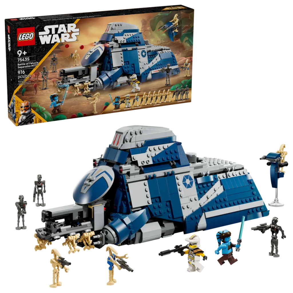 LEGO 75435 Star Wars Szeparatista MTT csapatszállító – Felucia – fő nézet