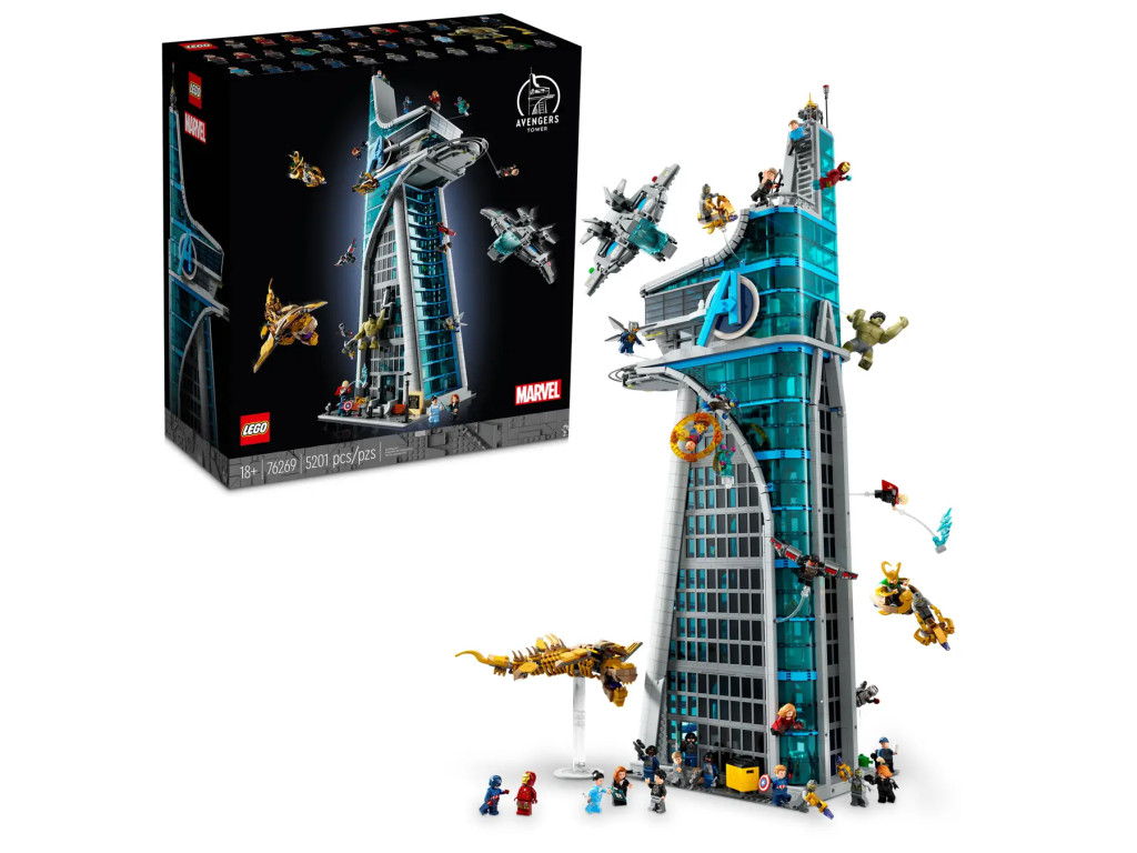 LEGO 76269 Super Heroes Bosszúállók Torony – fő nézet