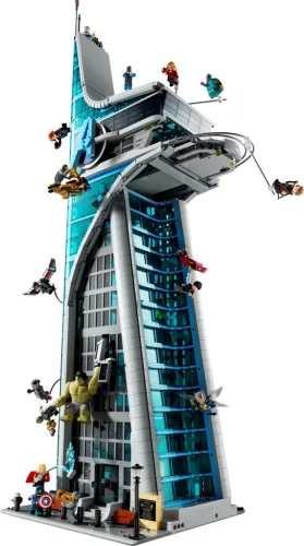 LEGO 76269 Super Heroes Bosszúállók Torony, 6–8 év, Többszínű