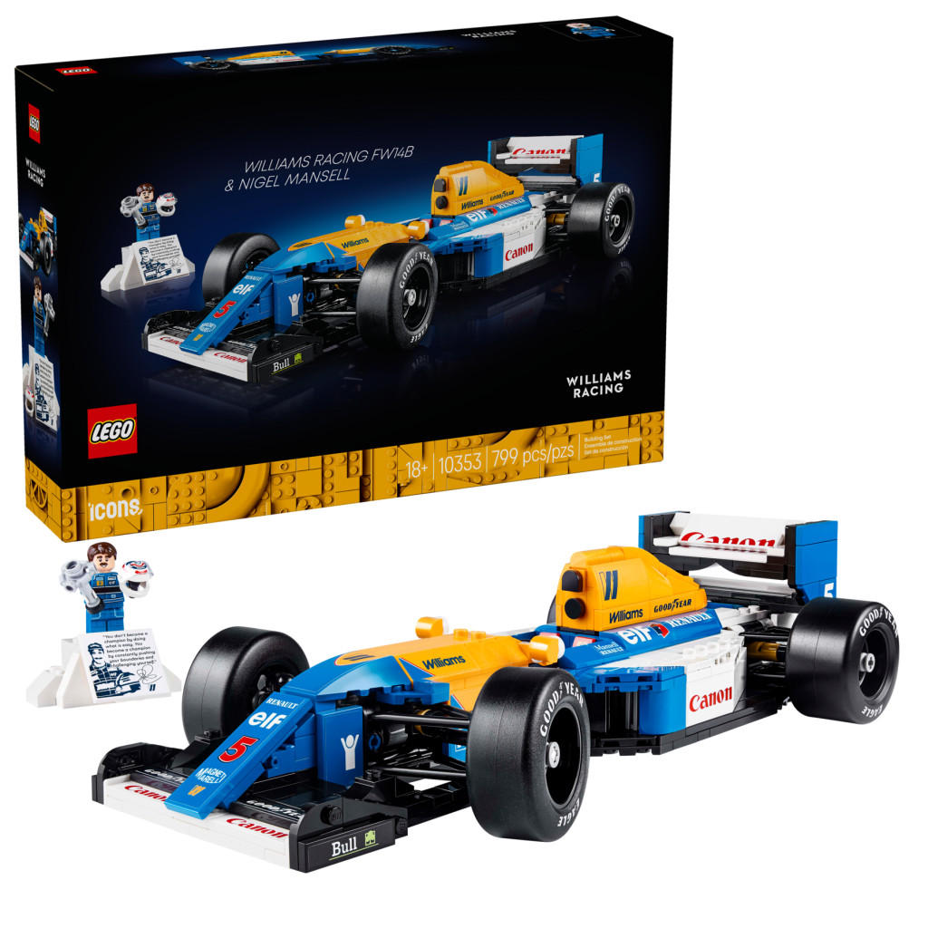 LEGO 10353 Icons Williams Racing FW14B Nigel Mansell – fő nézet