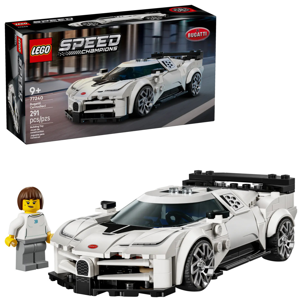 LEGO 77240 Speed Champions Bugatti Centodieci hipersportautó – fő nézet