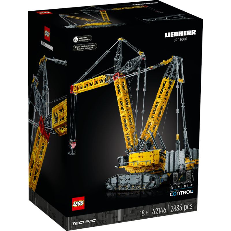 LEGO Technic Liebherr LR 13000 lánctalpas daru – fő nézet