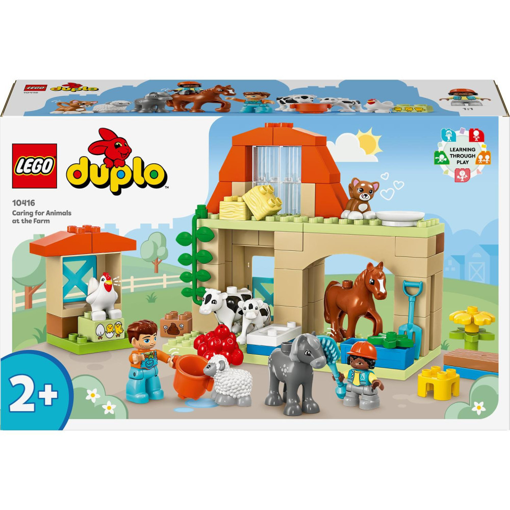 LEGO 10416 DUPLO Town Állatok gondozása a farmon – fő nézet