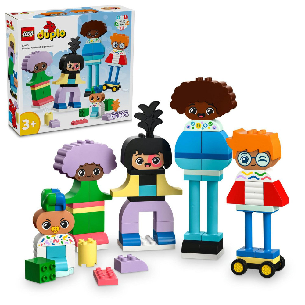 LEGO 10423 DUPLO Town Megépíthető figurák különféle érzelmekkel – fő nézet