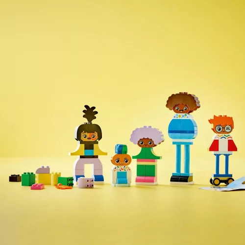 LEGO 10423 DUPLO Town Megépíthető figurák különféle érzelmekkel