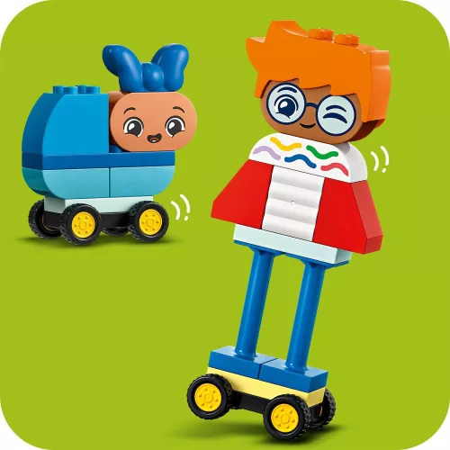LEGO 10423 DUPLO Town Megépíthető figurák különféle érzelmekkel
