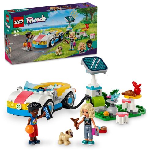 LEGO® - 42609 - Friends Elektromos autó és töltőállomás    