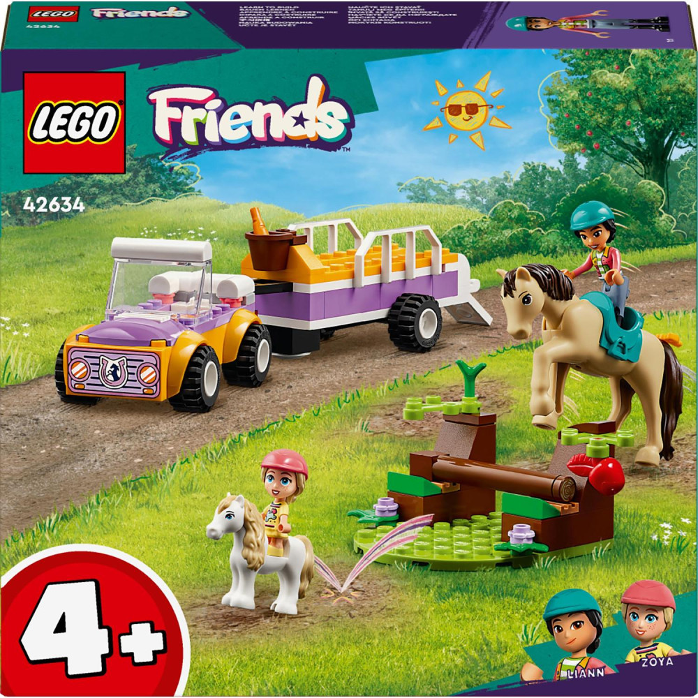 LEGO 42634 Friends Ló- és póniszállító utánfutó – alternatív kép 8