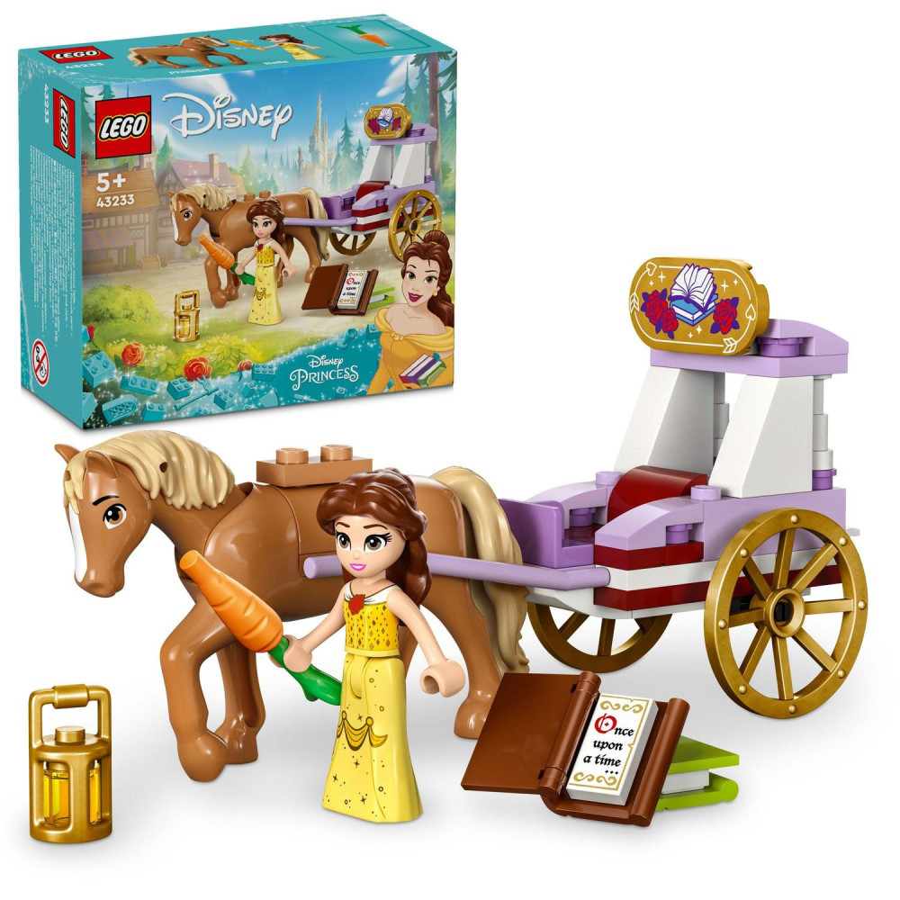 LEGO LEGO 43233 Disney Princess Belle mesékkel teli lovaskocsija, fő nézet