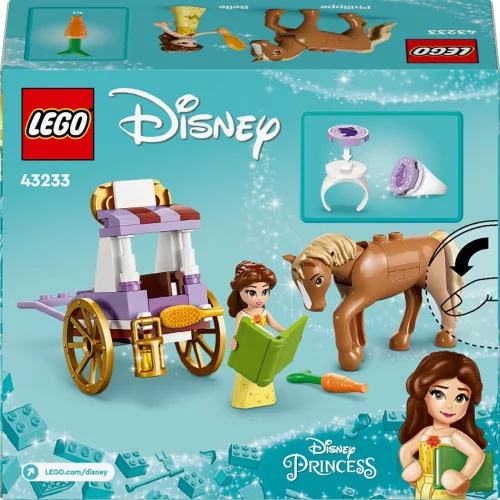 LEGO 43233 Disney Princess Belle mesékkel teli lovaskocsija