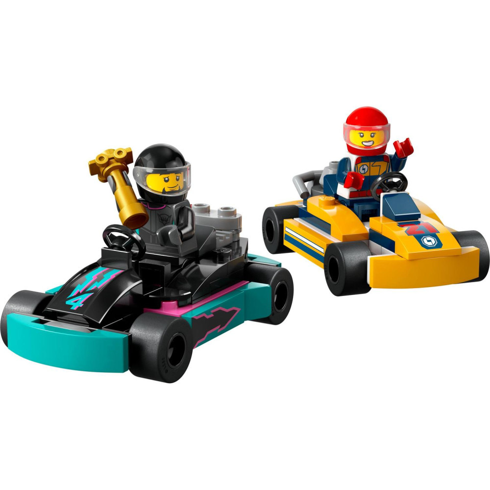 LEGO 60400 City Gokartok és versenypilóták – alternatív kép 1