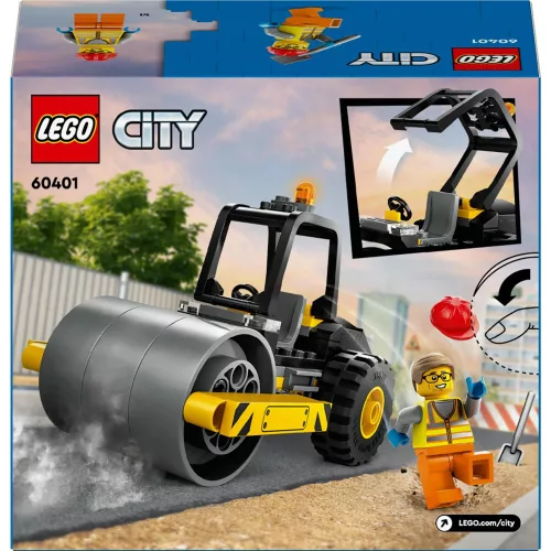 LEGO 60401 City Építőipari úthenger