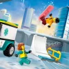 LEGO 60403 City Mentőautó és snowboardos