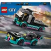 LEGO 60406 City Versenyautó és autószállító teherautó