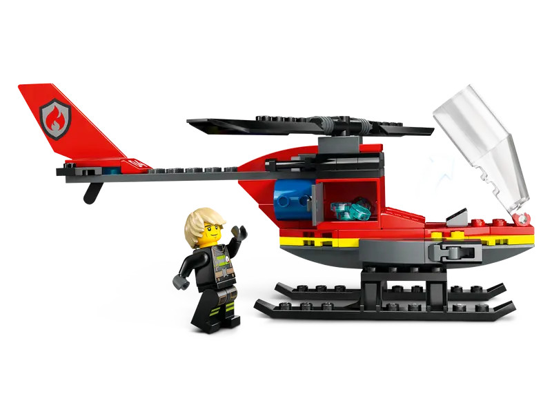 LEGO 60411 City Fire Tűzoltó mentőhelikopter – alternatív kép 2