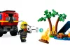 LEGO 60412 City Fire 4x4 Tűzoltóautó mentőcsónakkal
