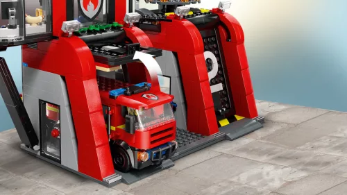 LEGO 60414 City Fire Tűzoltóállomás és tűzoltóautó