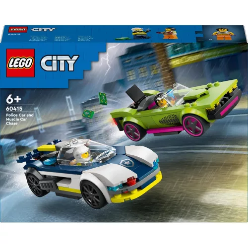 LEGO 60415 City Police Rendőrautó és sportkocsi hajsza