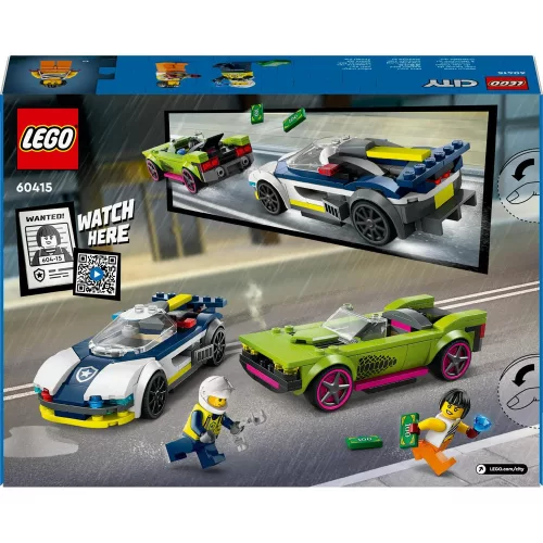 LEGO 60415 City Police Rendőrautó és sportkocsi hajsza