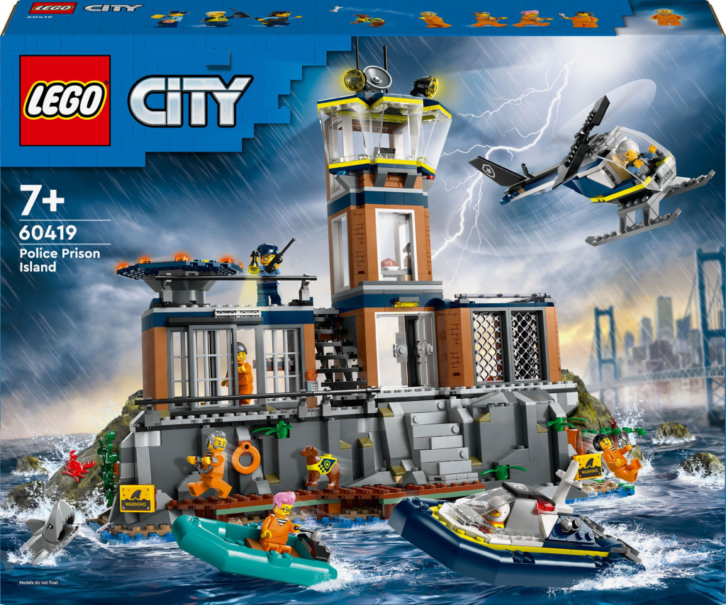 LEGO 60419 City Police Börtönsziget – fő nézet