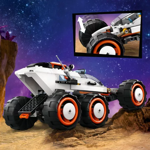 LEGO 60431 City Space Űrfelfedező jármű és földönkívüliek, 6–8 év, Többszínű