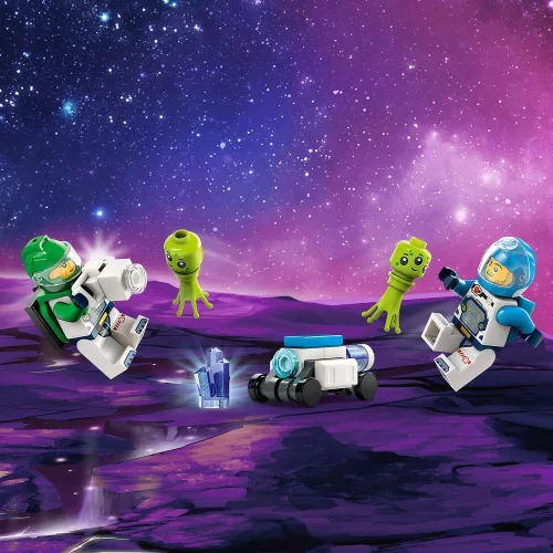 LEGO 60431 City Space Űrfelfedező jármű és földönkívüliek, 6–8 év, Többszínű