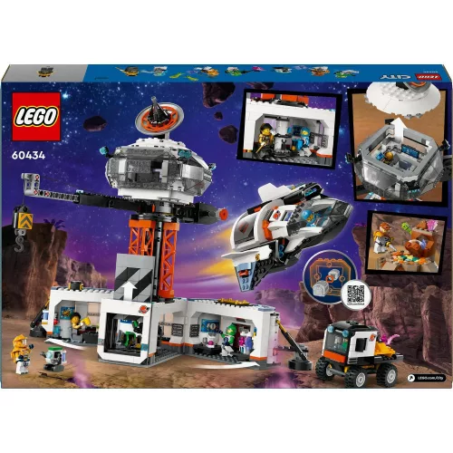 LEGO 60434 City Space Űrállomás és rakétakilövő