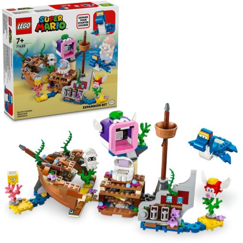 LEGO® - 71432 - Super Mario™ Dorrie elsüllyedt hajóroncs kalandjai kiegészítő szett  