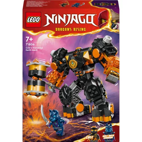 LEGO 71806 Ninjago Cole elemi földrobotja