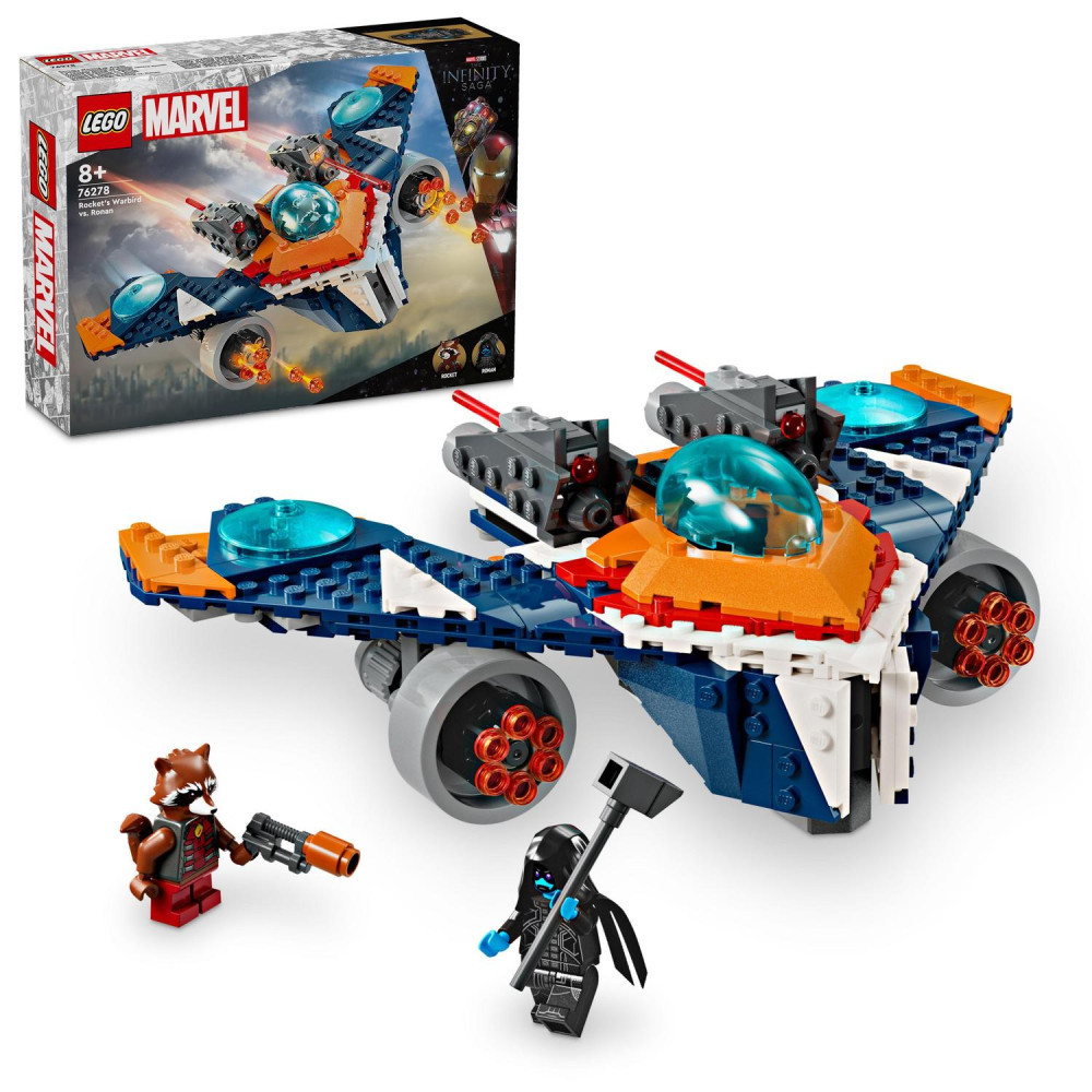 LEGO 76278 Super Heroes Marvel Mordály Warbird repülője vs. Ronan – fő nézet