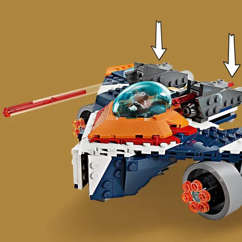 LEGO 76278 Super Heroes Marvel Mordály Warbird repülője vs. Ronan