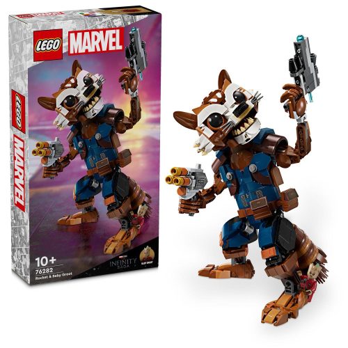 LEGO® - 76282 - Super Heroes Marvel Mordály & Baby Groot   